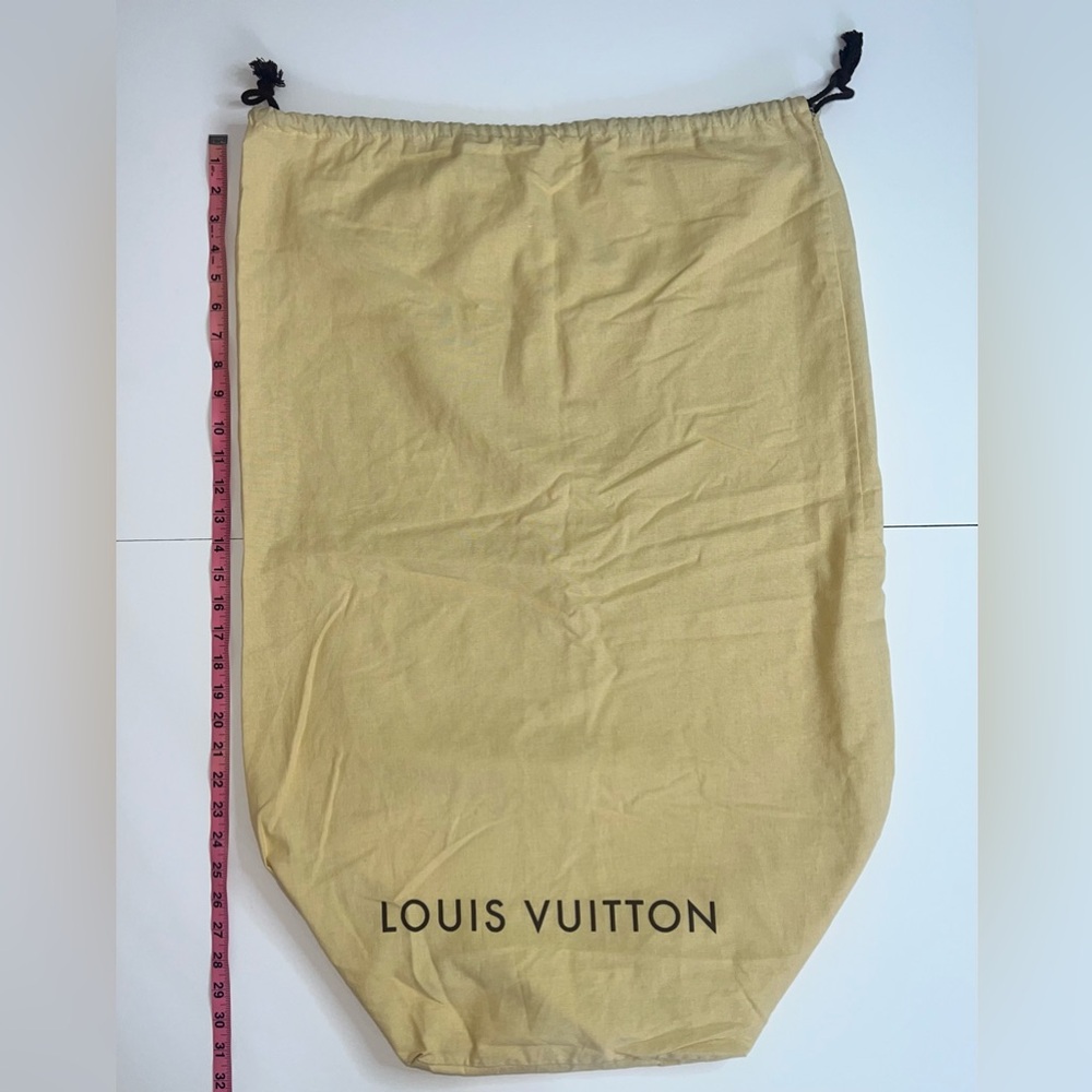Authentic Louis Vuitton Large Oversized Drawstring Dust Bag for Keepall